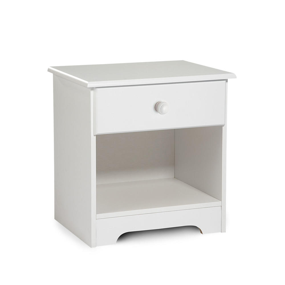 1-Drawer Nightstand in White