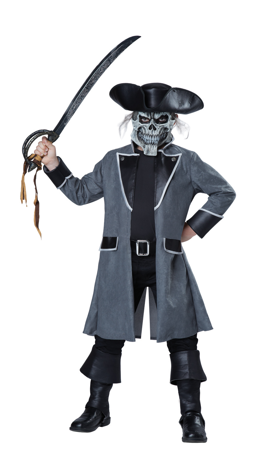 Boys' Skull Captain Halloween Costume