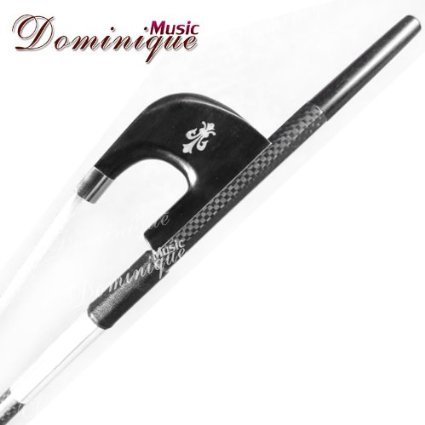Top 3/4 #3616 Double Bass Bow Carbon Fiber Fleur de lys German Type
