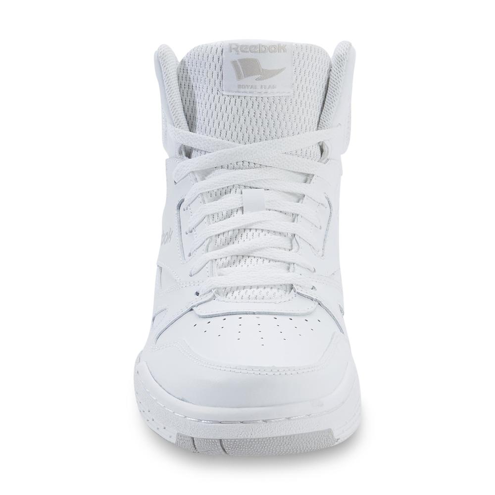 Men's BB4500 White High-Top Basketball Shoe - Extra Wide Width