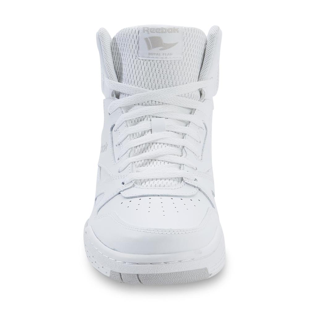 Men's BB4500 White HighTop Basketball Shoe Extra Wide Width