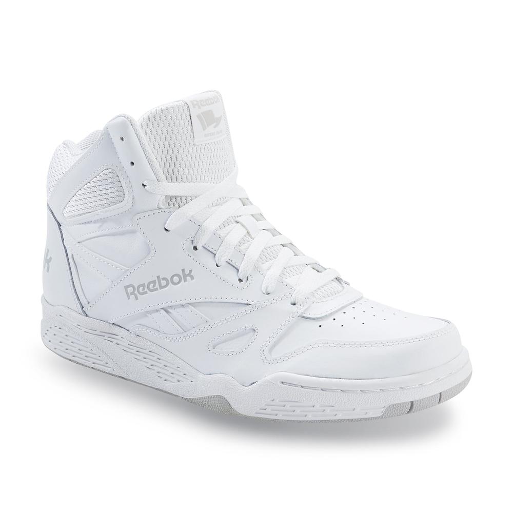 Men's BB4500 White HighTop Basketball Shoe Extra Wide Width