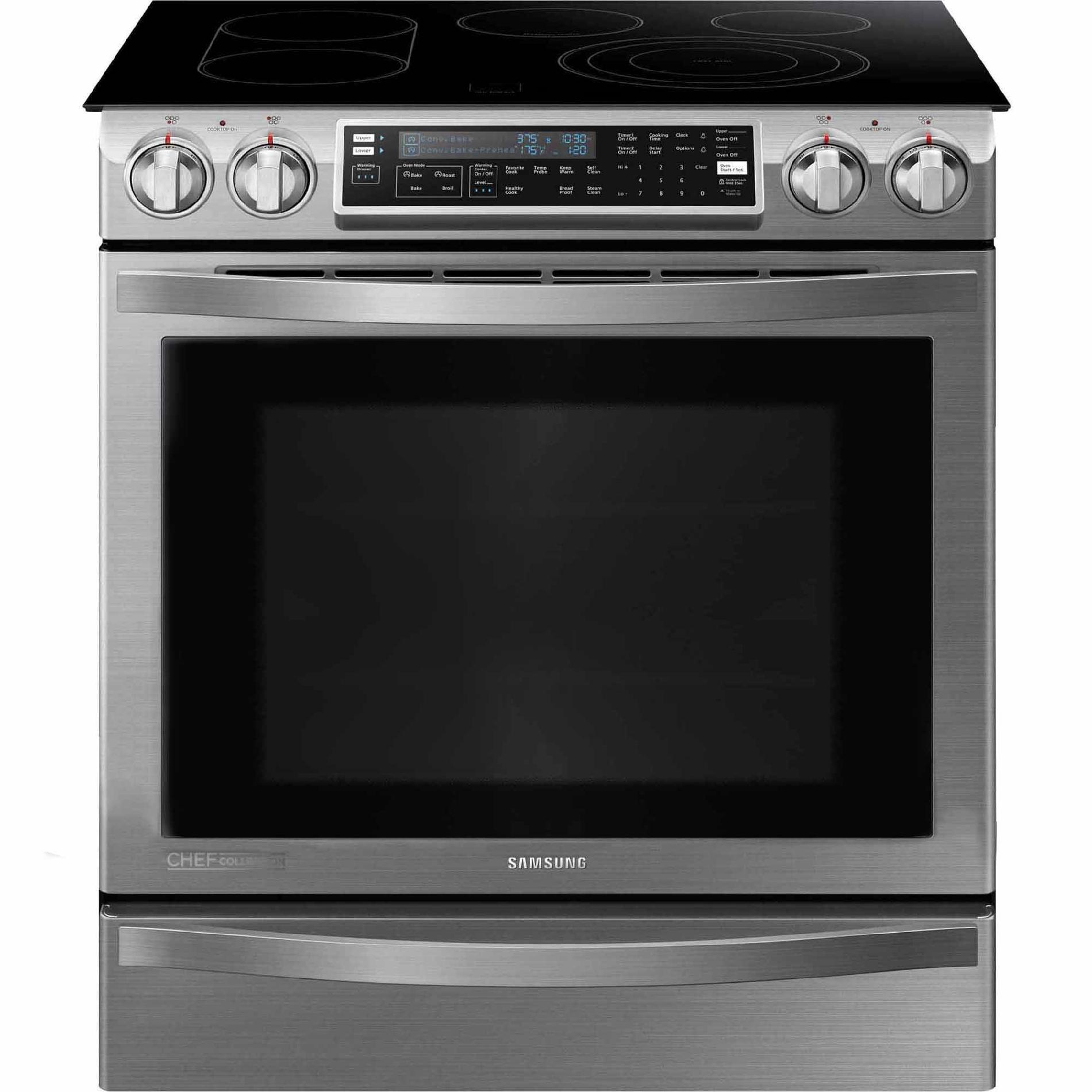 Samsung NE58H9950WS 5.8 cu. ft. SlideIn Electric Chef Collection