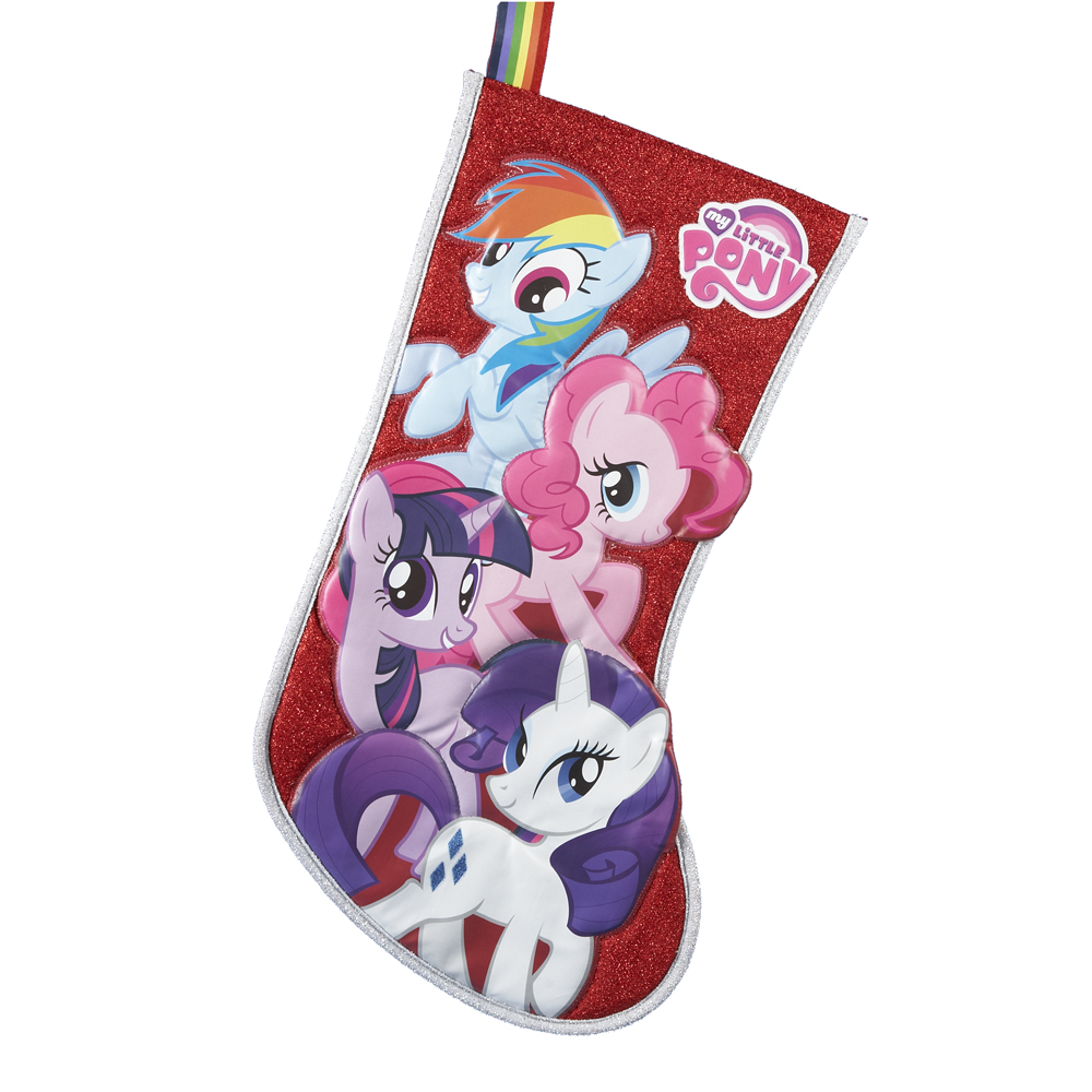 19" My Little Pony Red Applique Stocking