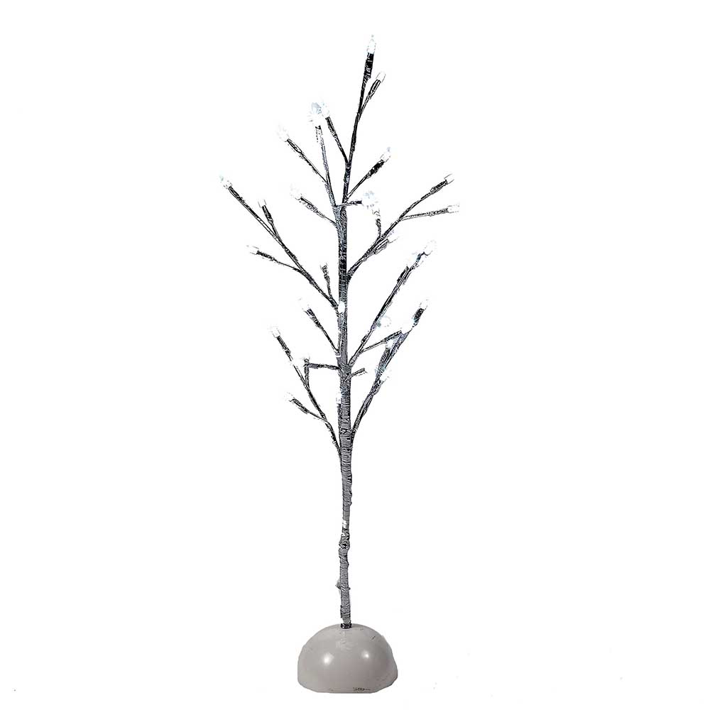 2" Cool White LED Silver Tree