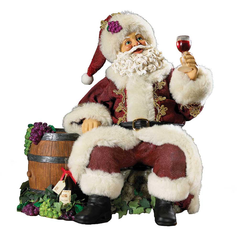 9" Fabrich&#233; Wine Santa
