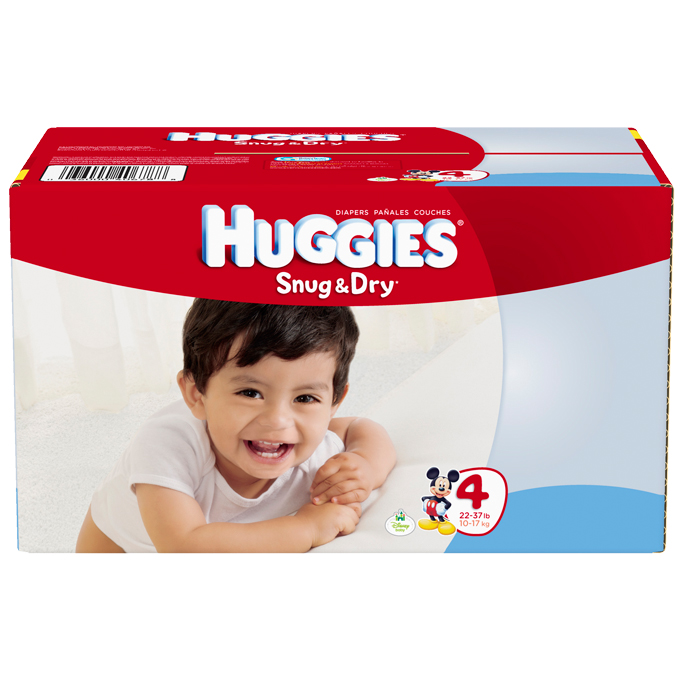 Huggies Disposable Diapers UPC & Barcode