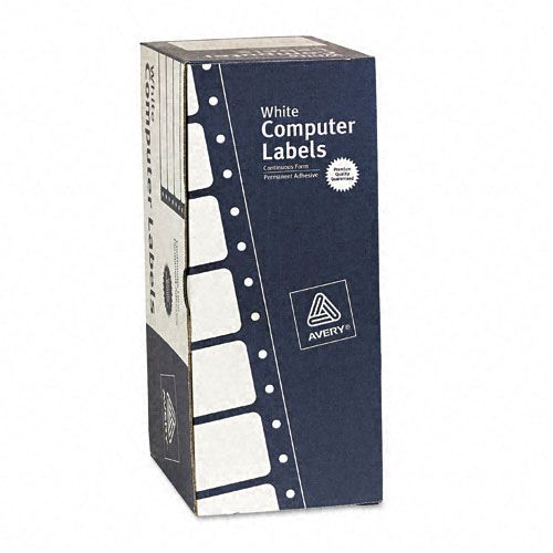 Avery Dot Matrix Printer White Mailing Labels