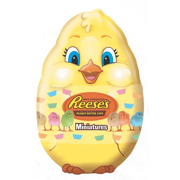 Reese's Reese's Easter Plastic Chick Filled with Peanut Butter Cup Miniatures .825 oz