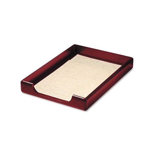 Rolodex Wood Tones Legal Desk Tray, Wood, Mahogany