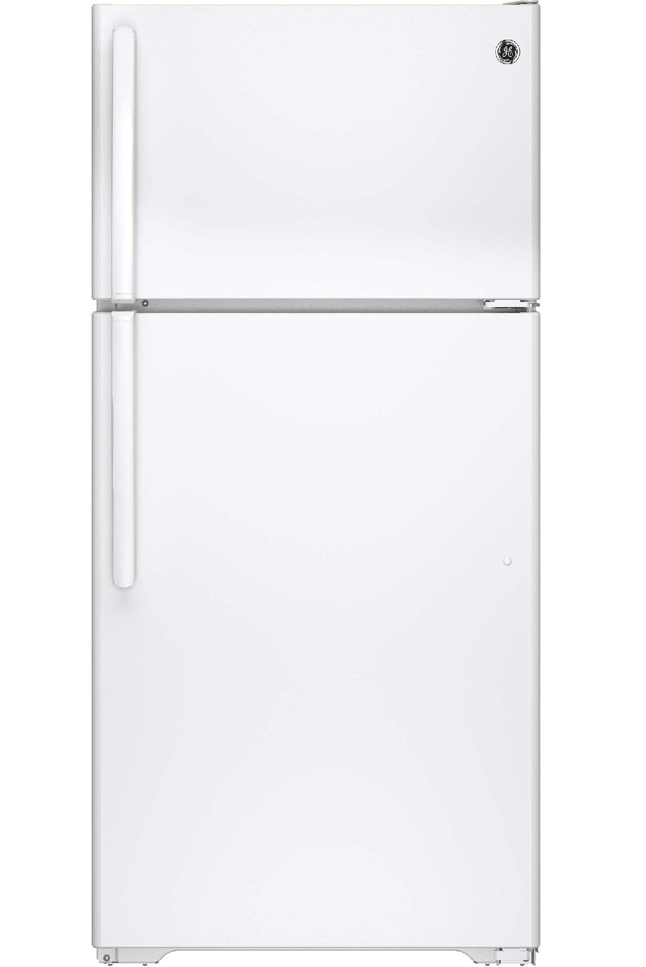 356.85 GE 14.6 cu. ft. TopFreezer Refrigerator White Big Deal