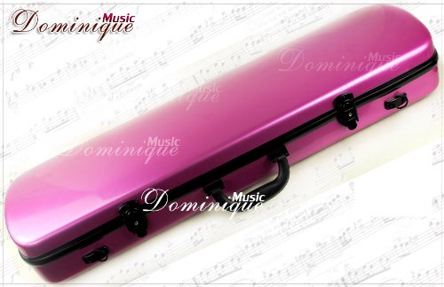 Top Violin Case Fiberglass-Pink