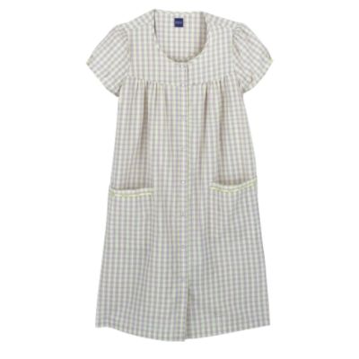 Basic Editions Women's Ruffled Keyhole Duster at mygofer.com