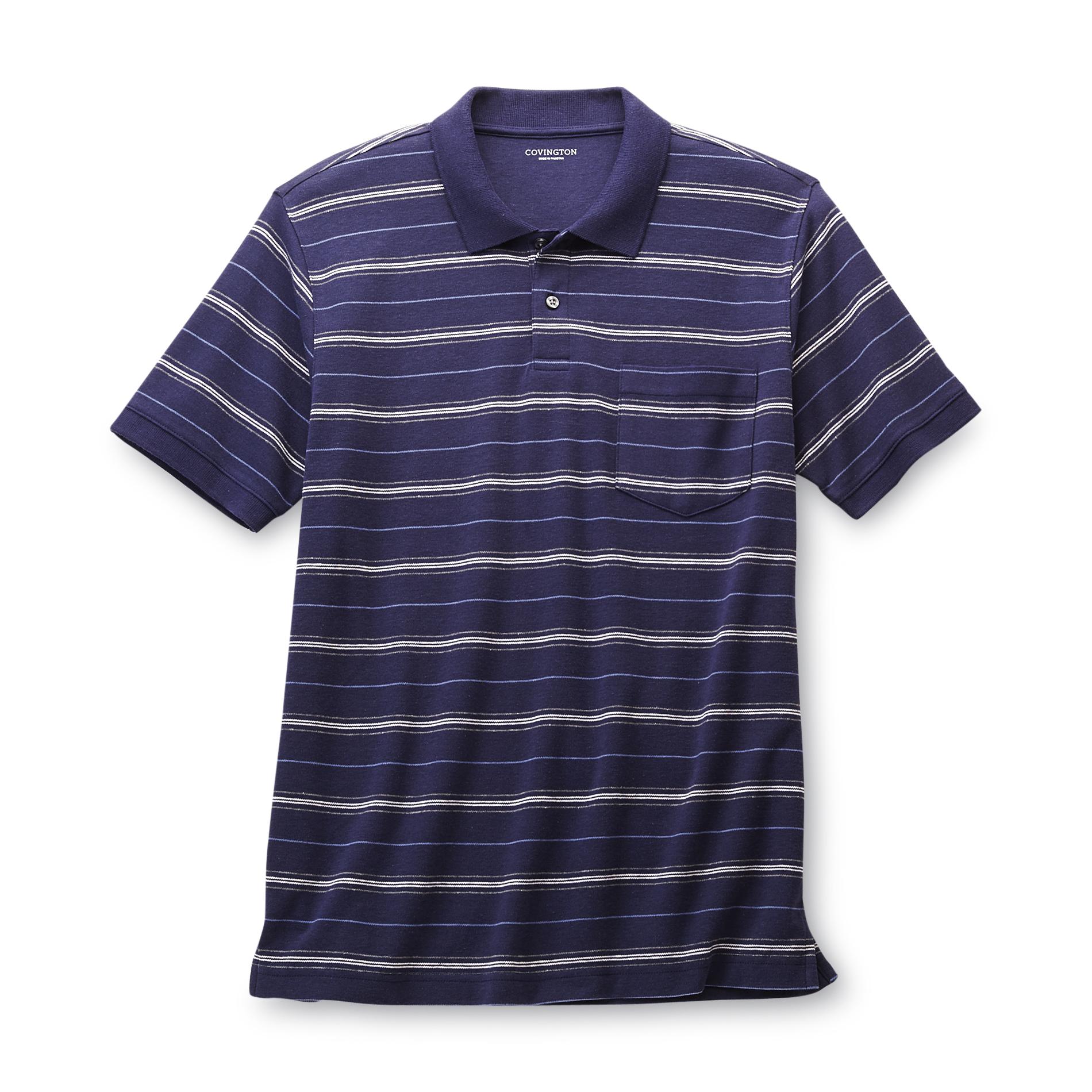 Covington Men's Pocket Polo Shirt Striped Shop Your Way Online