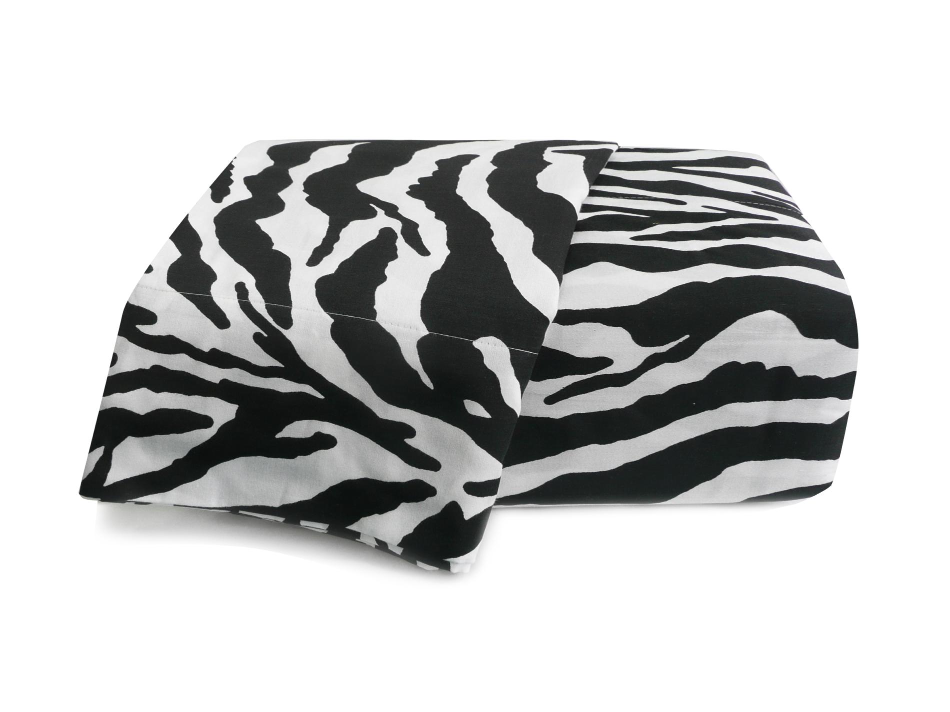 Wild Life Black Zebra Standard Pillowcase