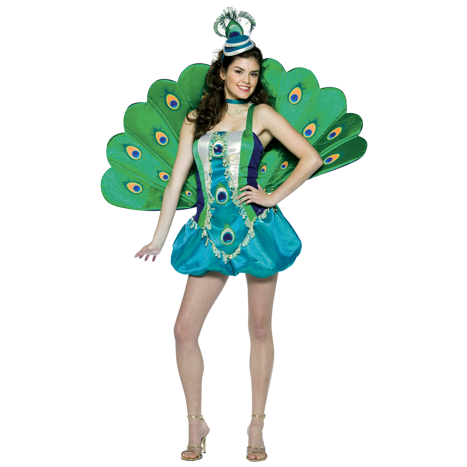 Peacock Teen Size: One Size Fits Most
