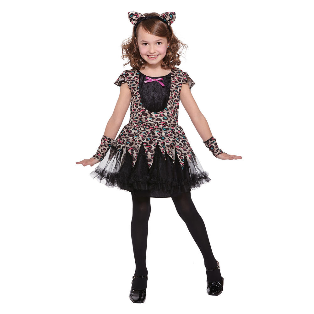 Girls' Cheery Kitty Halloween Costume