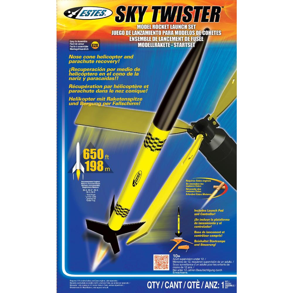Estes Sky Twister Model Rocket Launch Set
