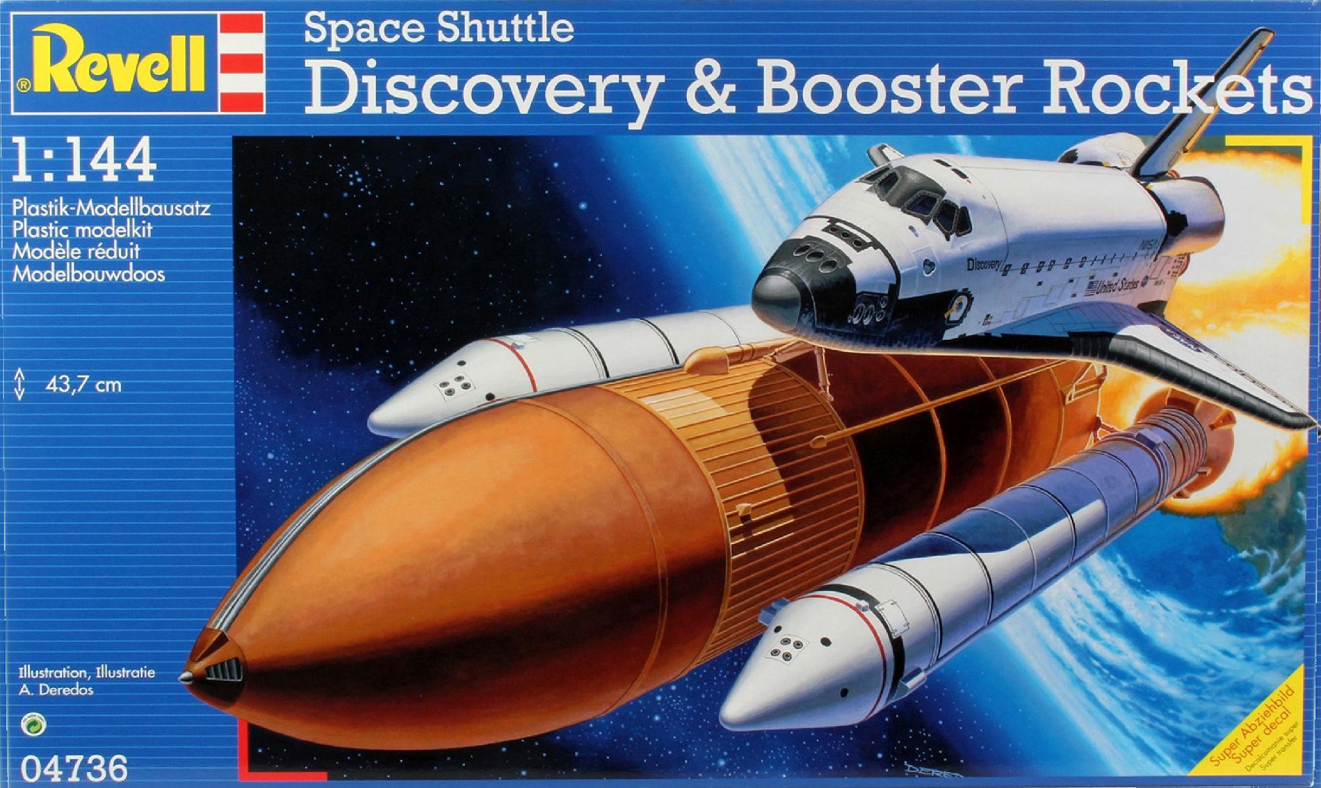 Revell 1:144 Scale Space Shuttle Discovery Model Kit