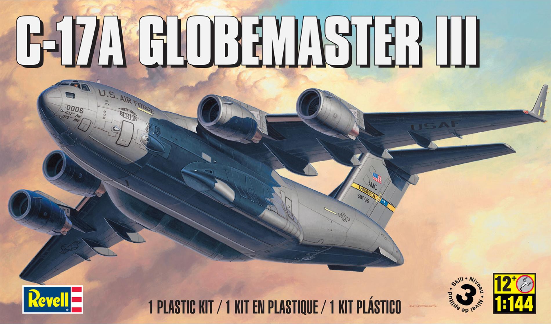 Revell 1:144 Scale C-17A Globemaster Model Kit
