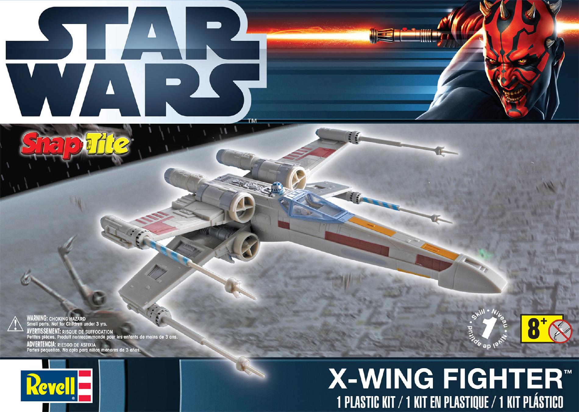 Revell  X-Wing Fighter Spacecraft Snap Assembly Model Kit