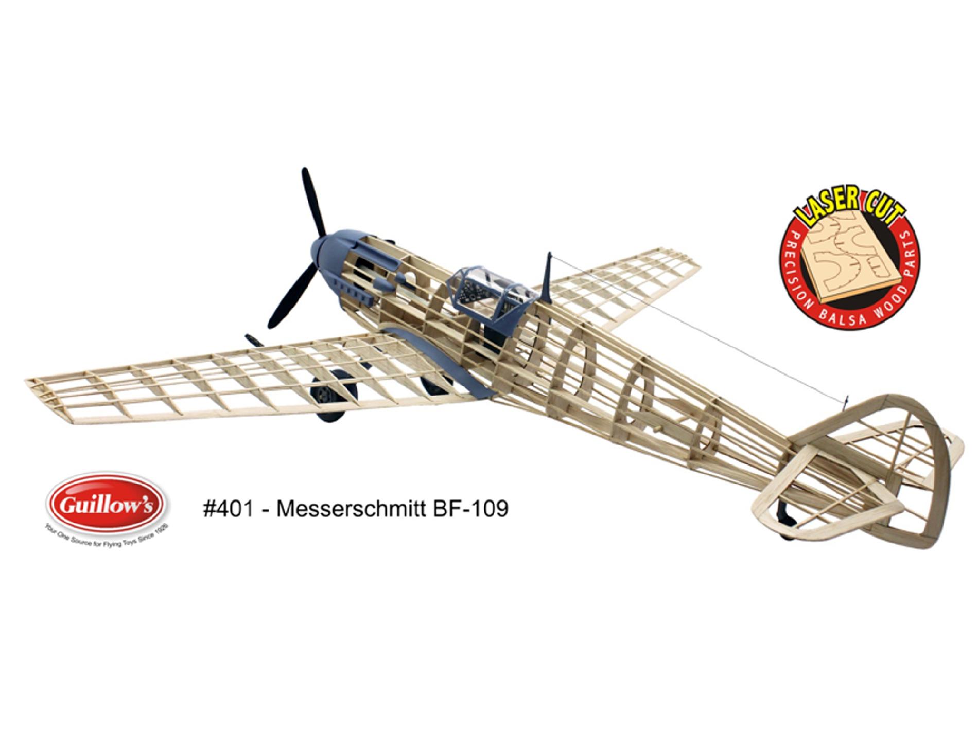 Guillow's Messerschmitt Laser Cut Model Kit