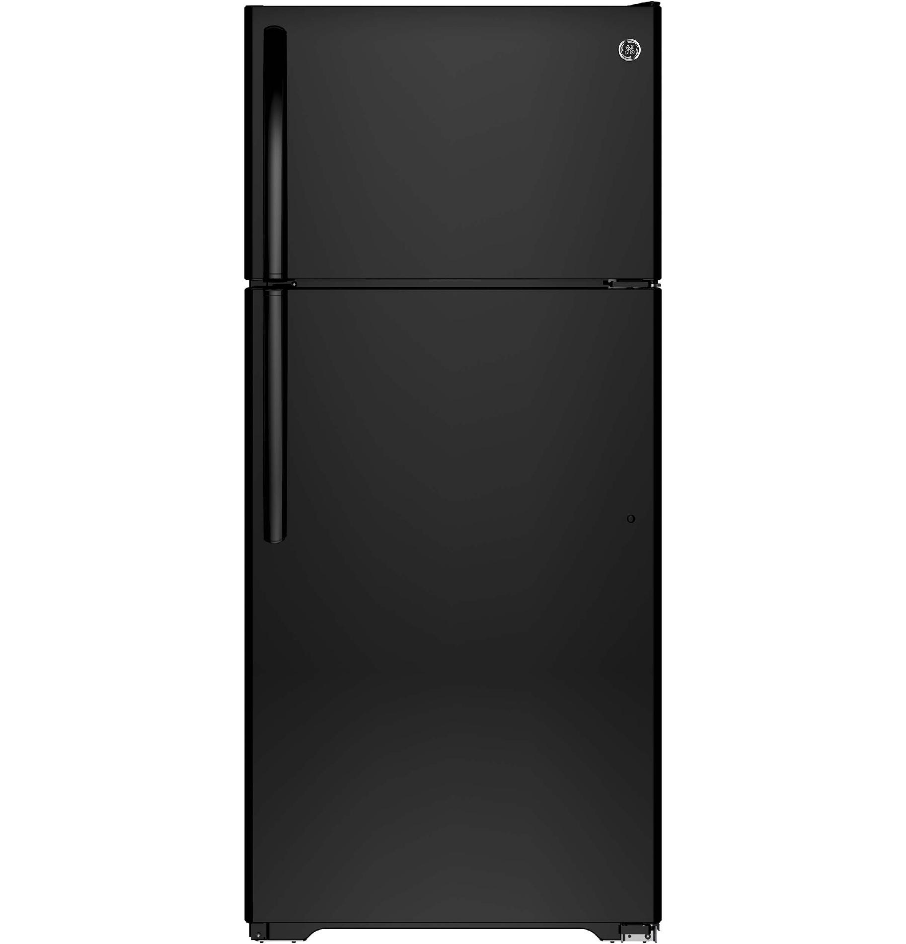 GE GIE16DGHBB 15.5 cu. ft. TopFreezer Refrigerator Black Sears