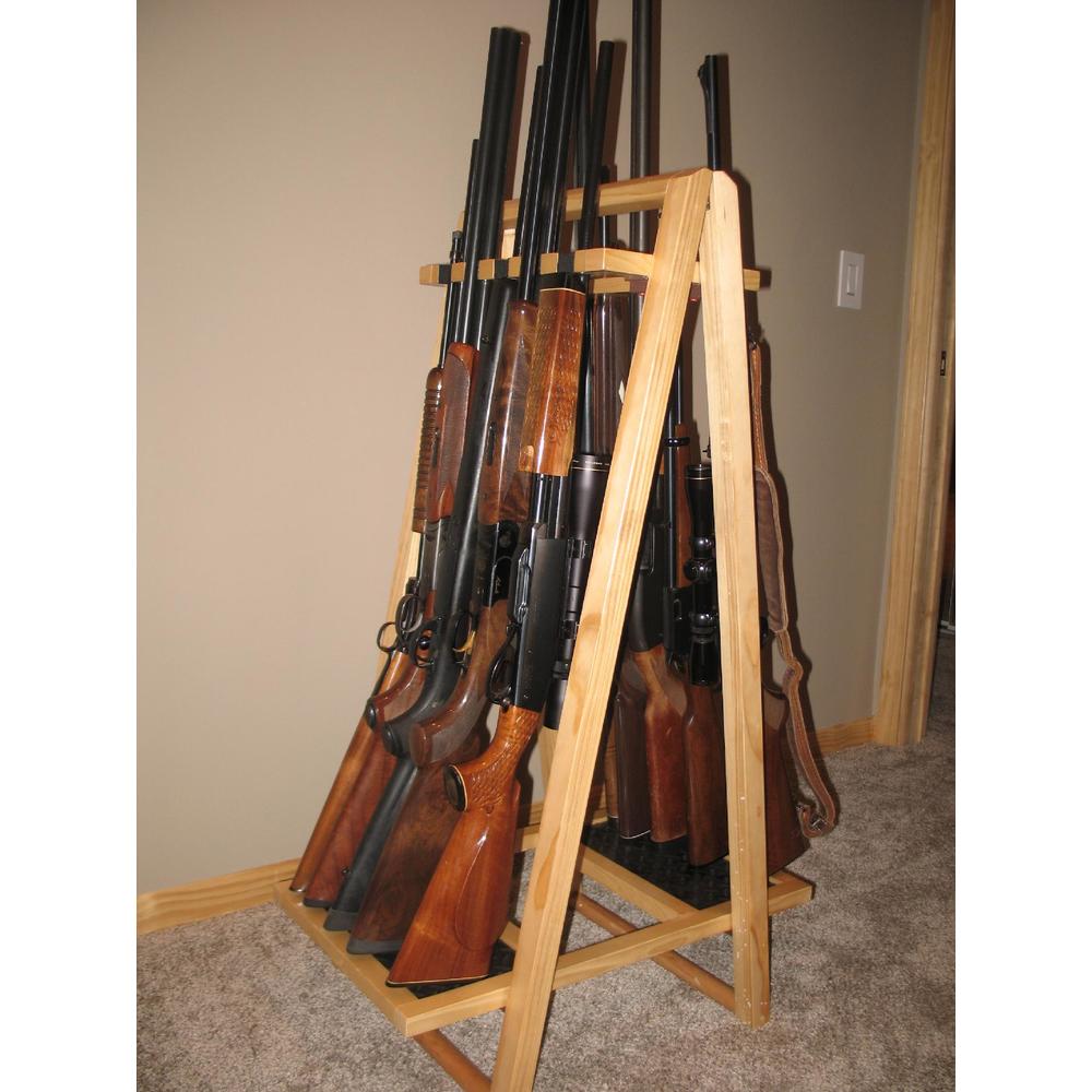 10 Gun Folding Rack