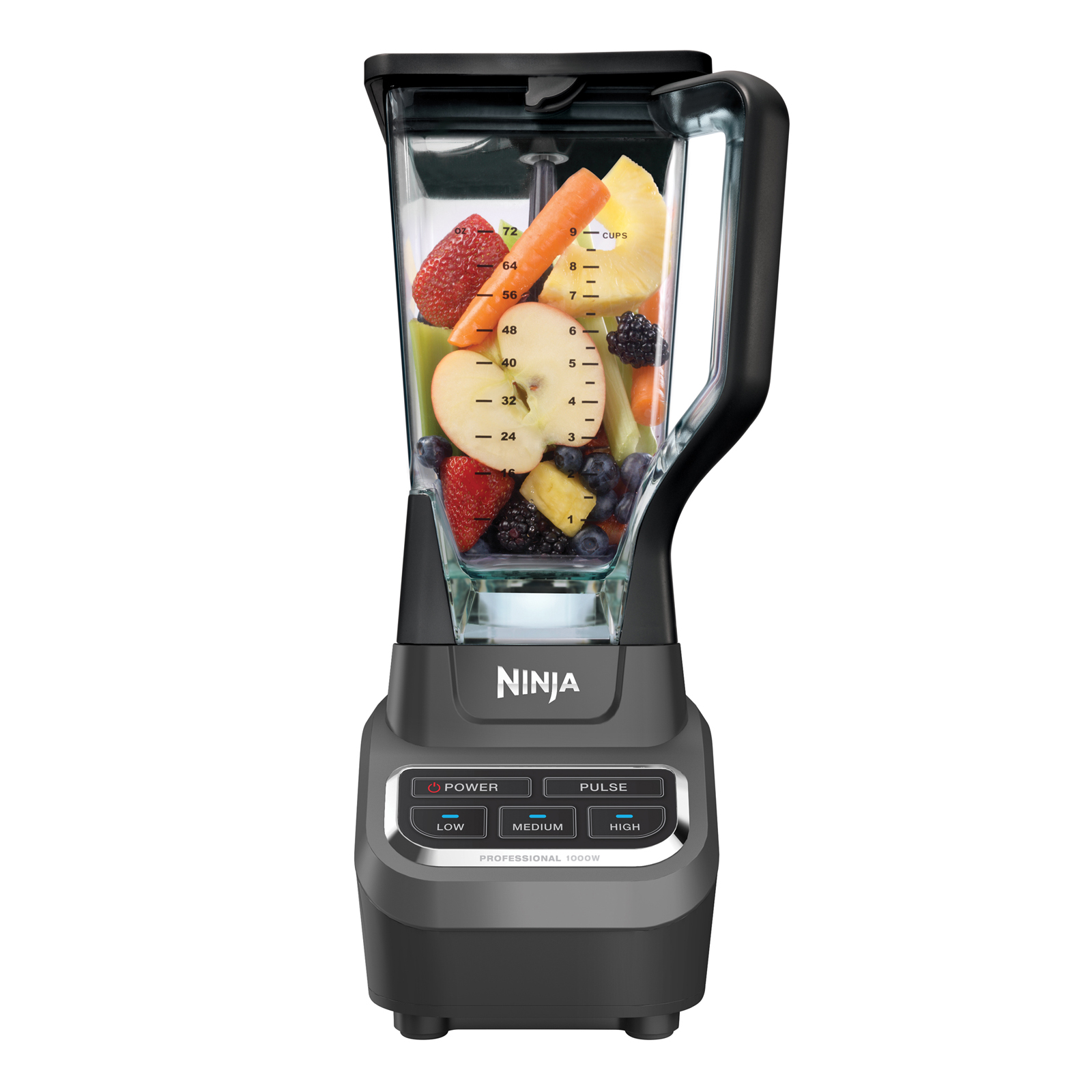 Ninja - Skilled 1000 3-speed Blender - Black/silver