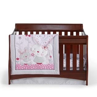 Cuddletime Infant Girl's Comforter Crib Sheet & Skirt ...
