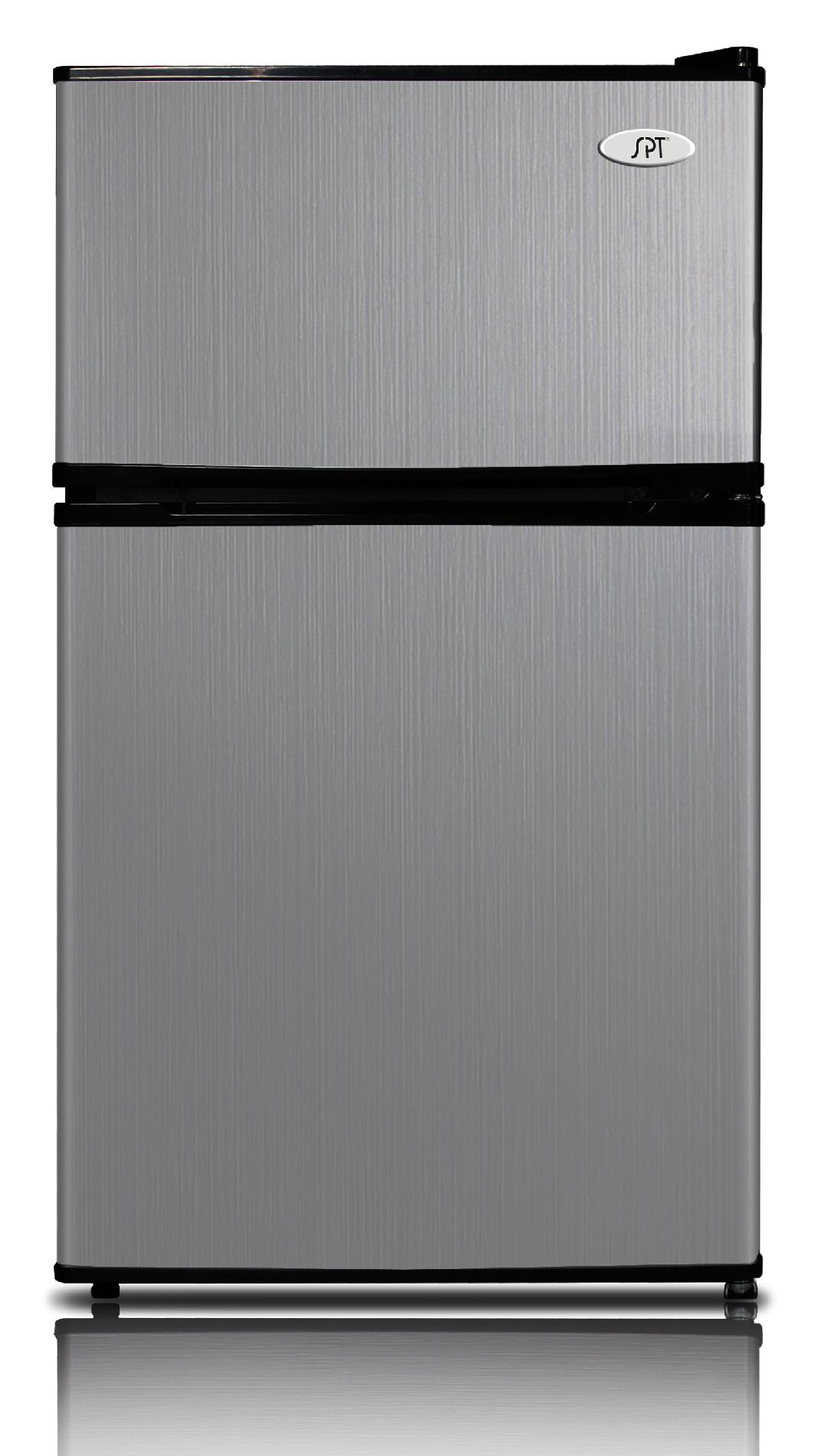 SPT 3.1 cu.ft. Double Door Refrigerator in Stainless Steel-Energy Star - RF-314SS