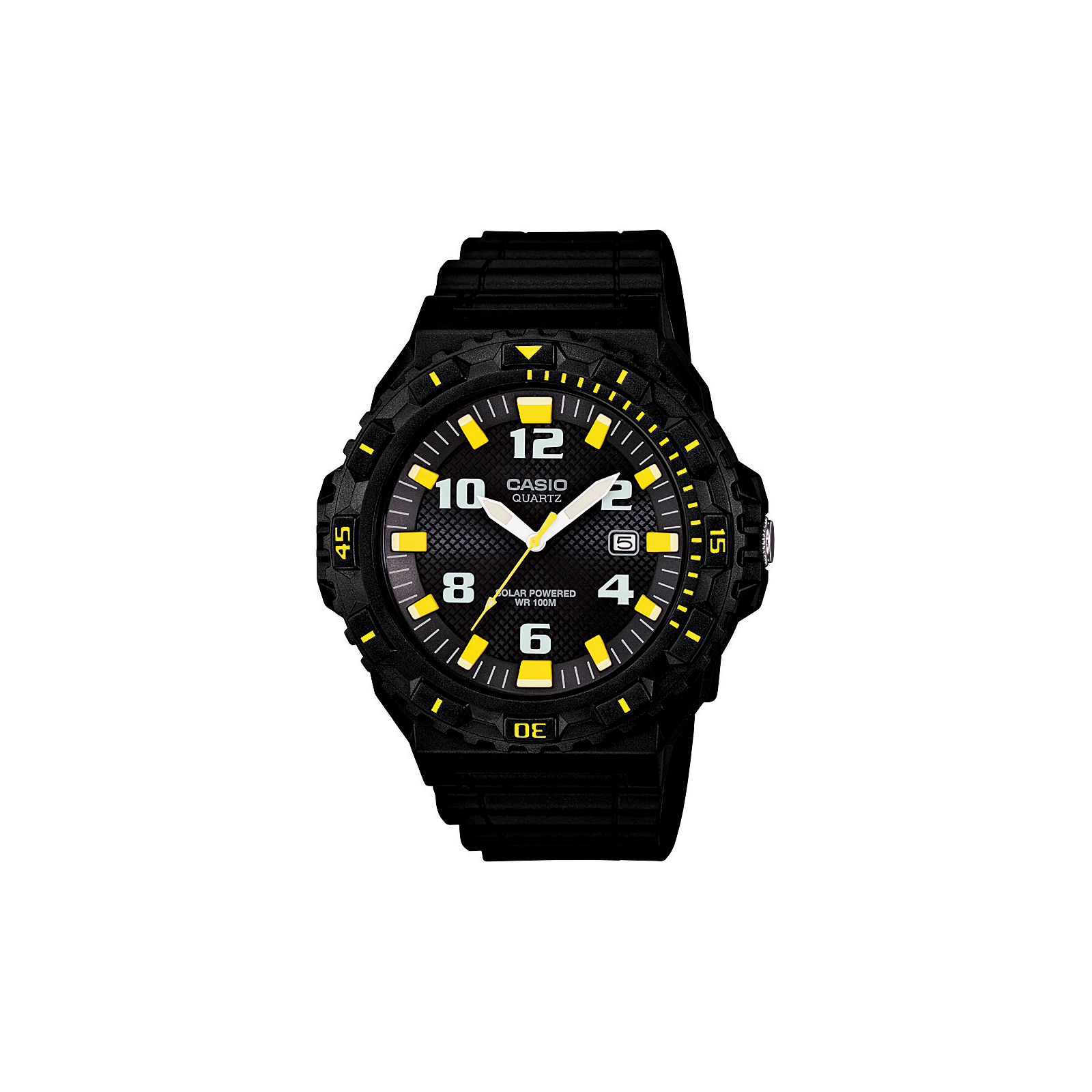 Casio Men's Solar Powered 3-Hand Analog Watch - Jewelry - Watches - Men