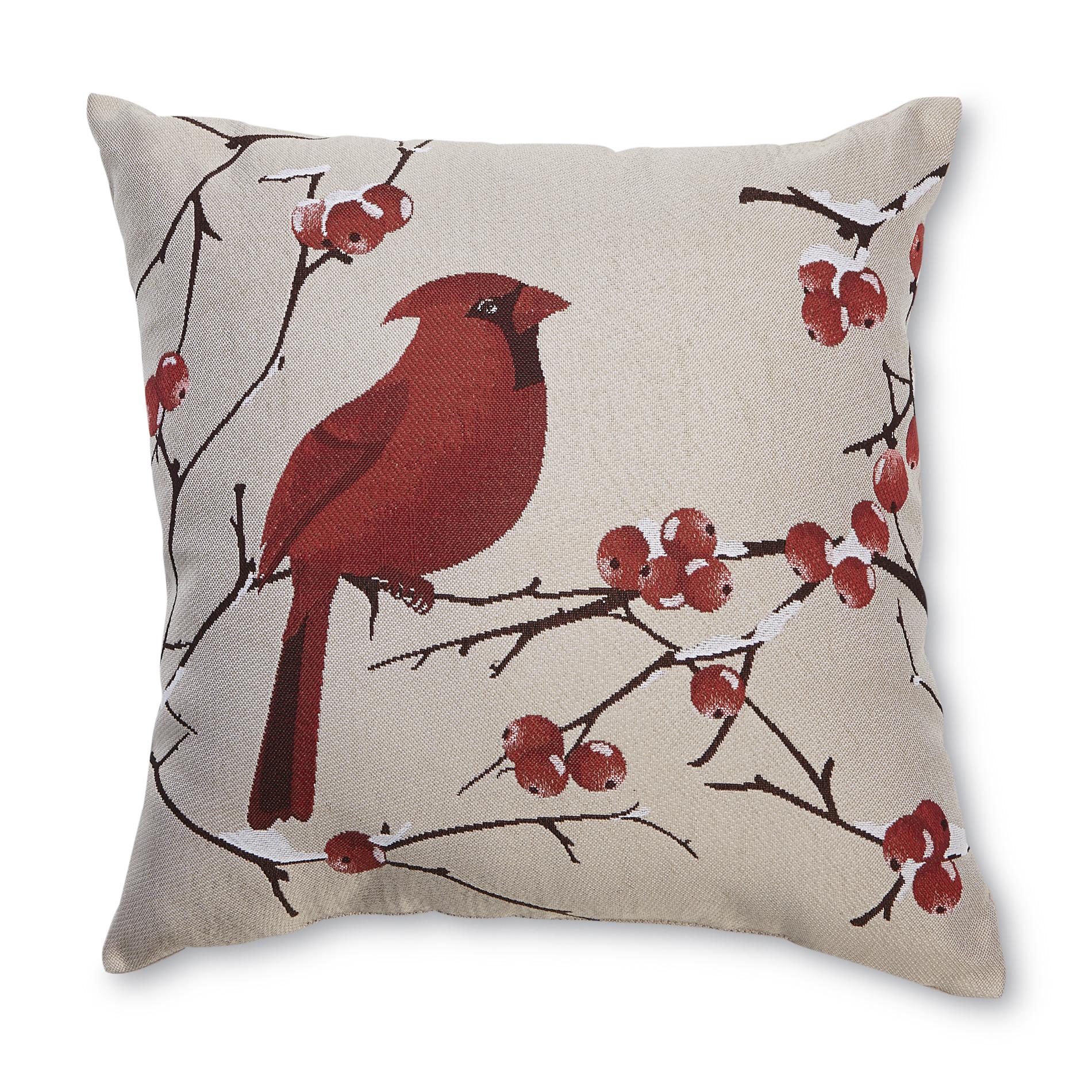 Seasonal Decorative Throw Pillow - Cardinal - Home - Home Decor - Pillows, Throws & Slipcovers ...