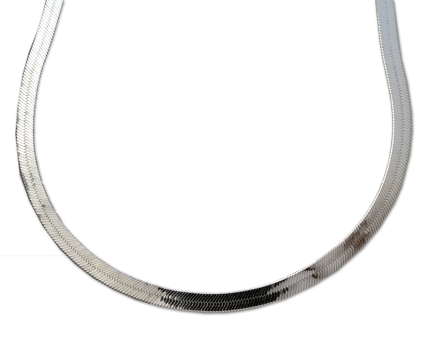 Sterling Creations Sterling Silver Herringbone 5mm 18 inch Necklace