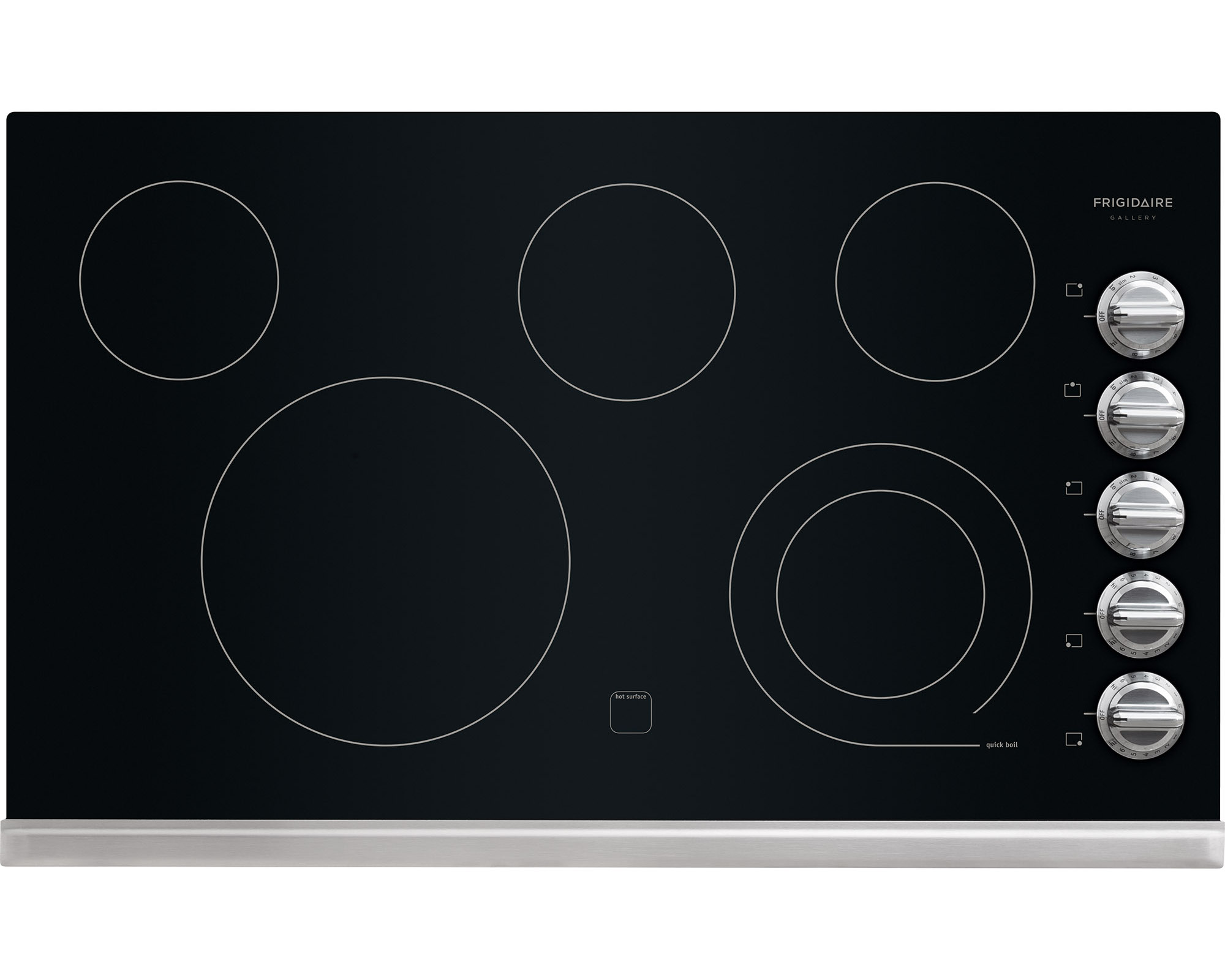 Frigidaire Gallery FGEC3645PS 36 Electric Cooktop w\/ Radiant Glass - Stainless Steel