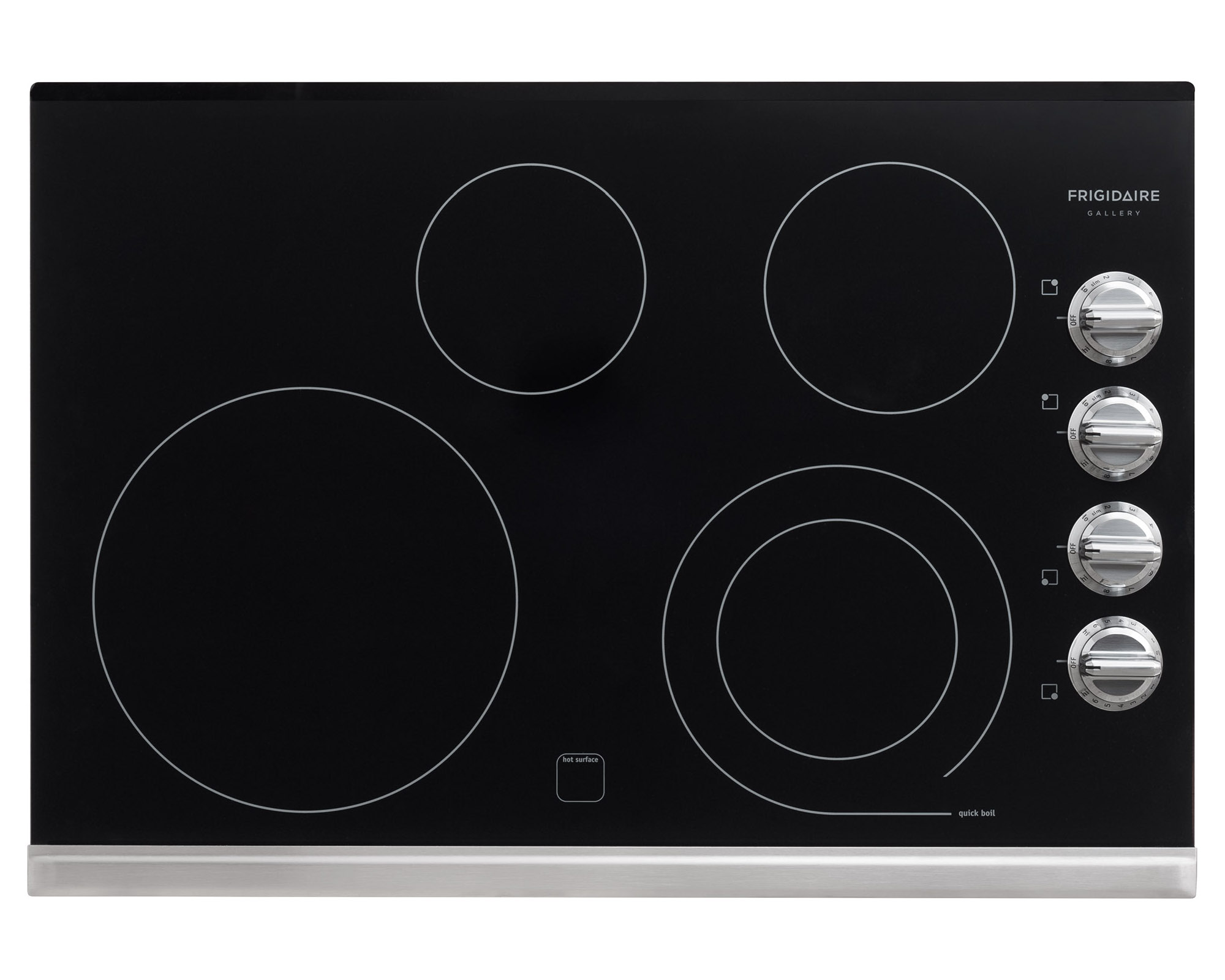Frigidaire Gallery FGEC3045PS 30 Electric Cooktop w\/ Radiant Glass - Stainless Steel