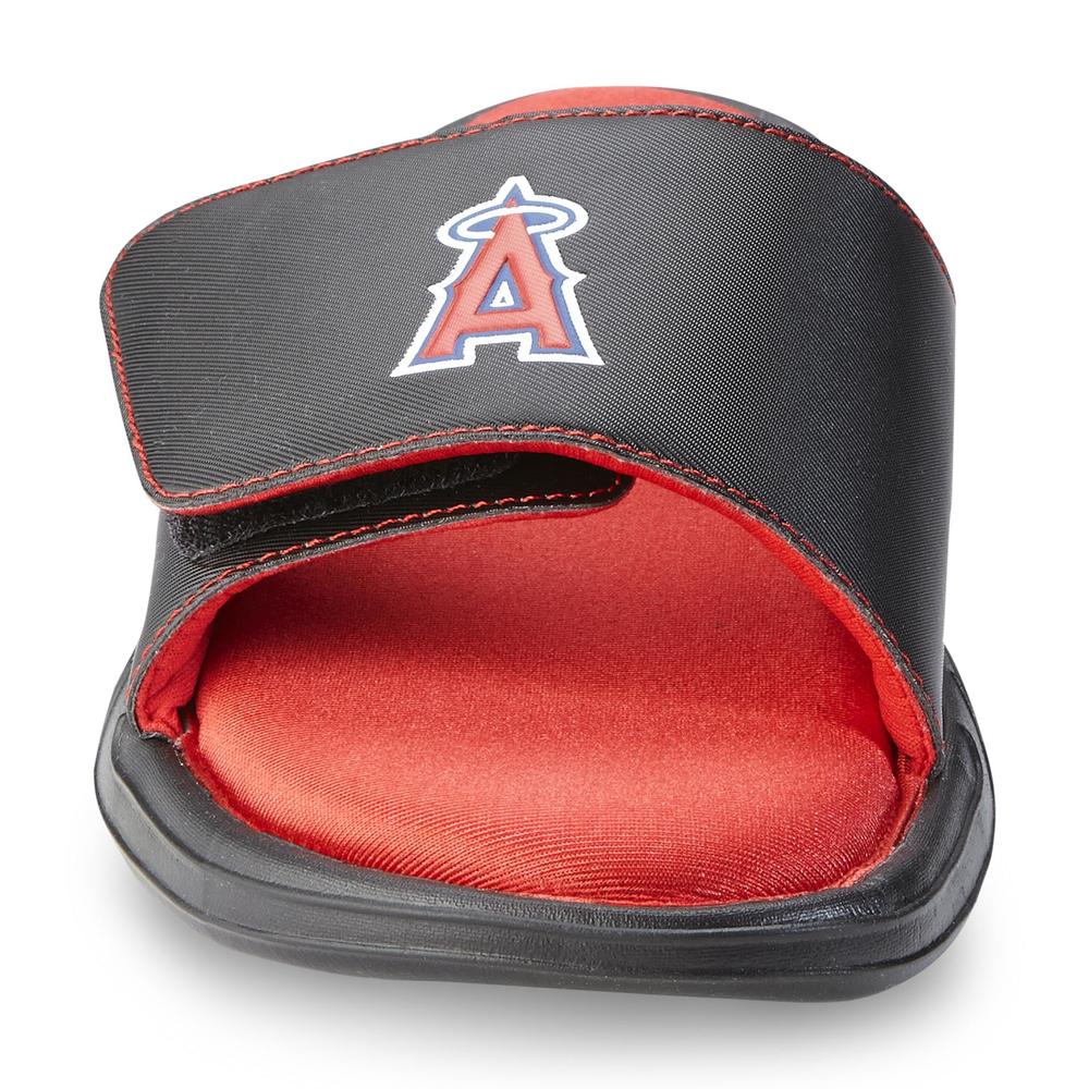 Men's MLB Hudson Los Angeles Angels Black/Red Slide Sandal
