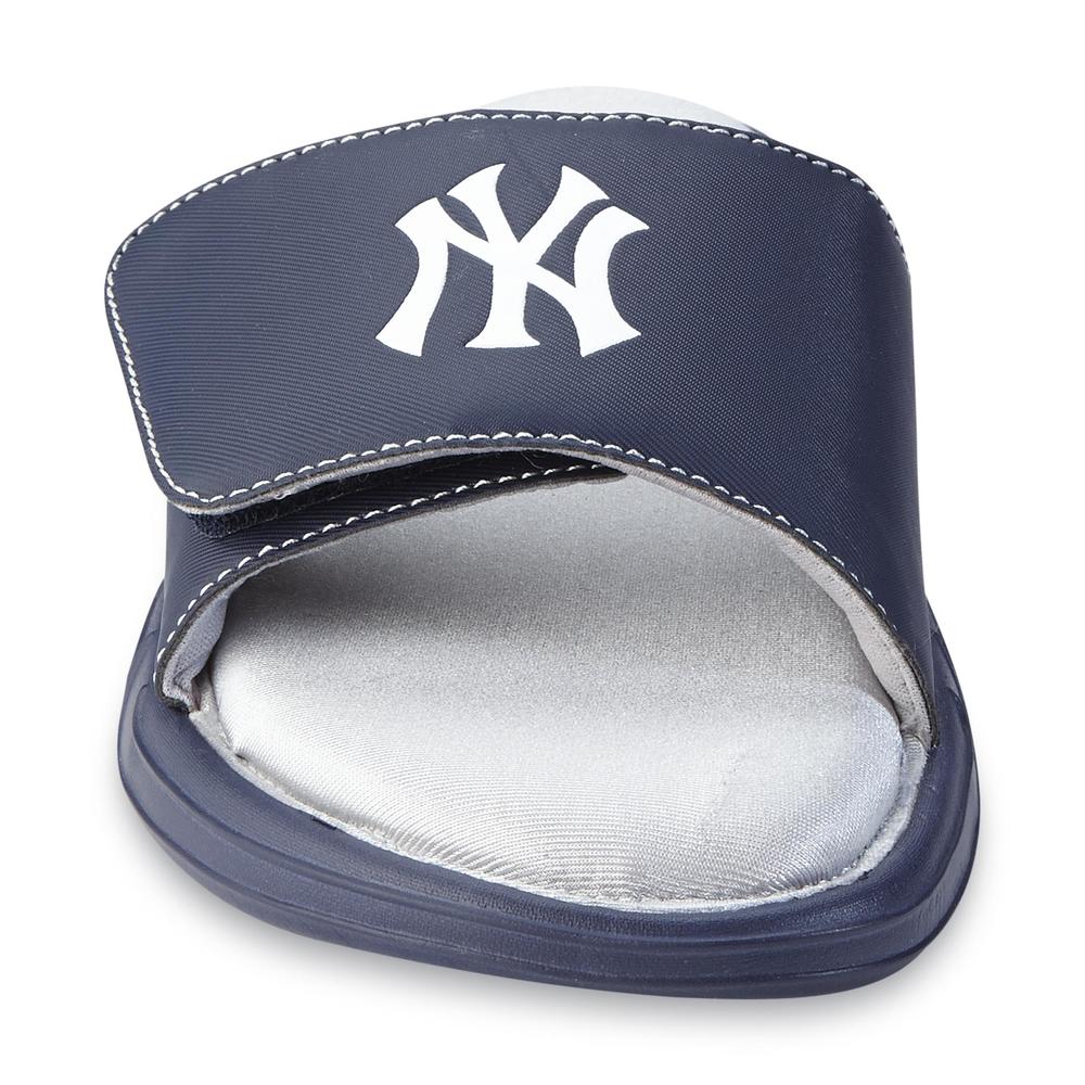 Men's MLB Hudson New York Yankees Navy/Gray Slide Sandal