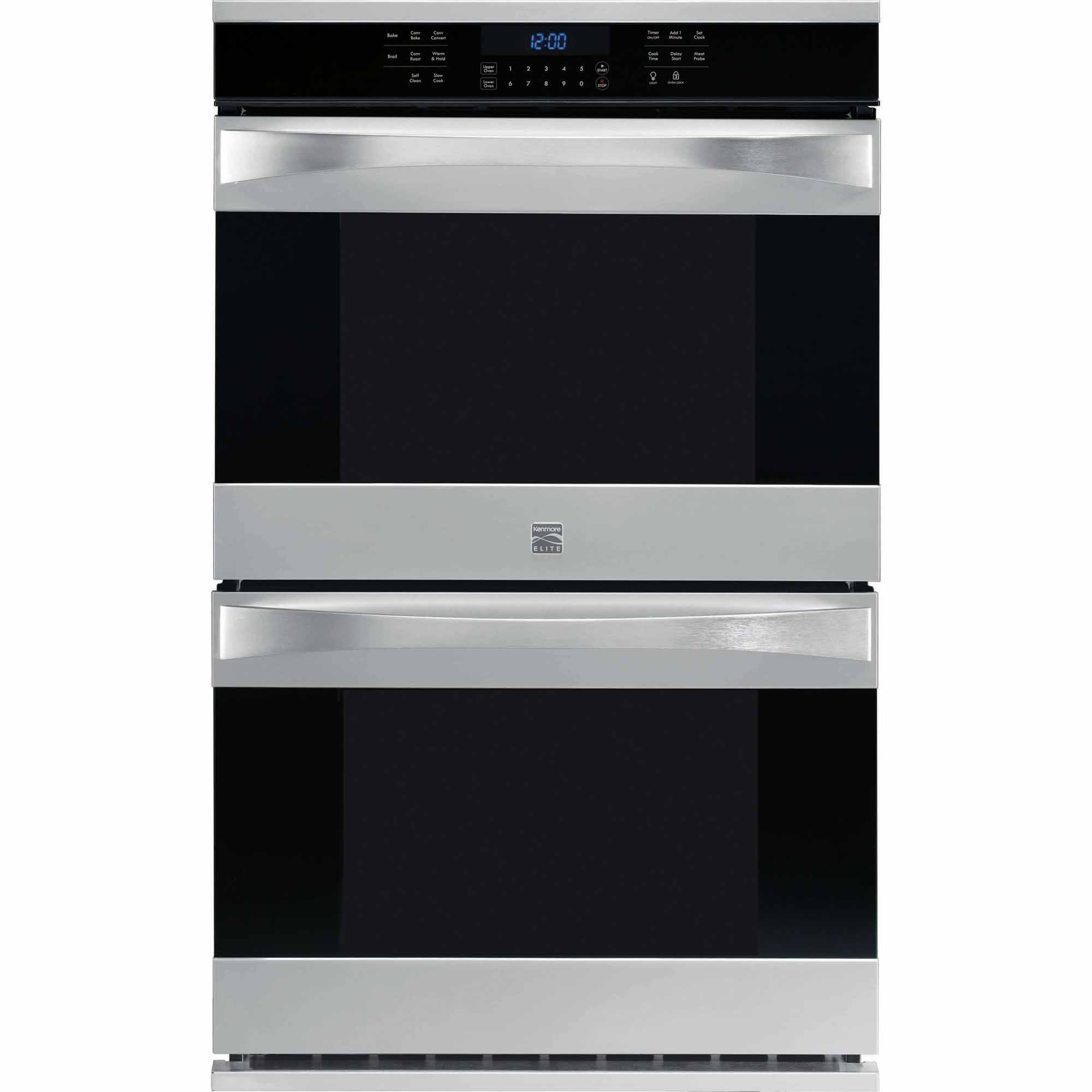 Kenmore Elite 48453 30" Electric Double Wall Oven Stainless Steel
