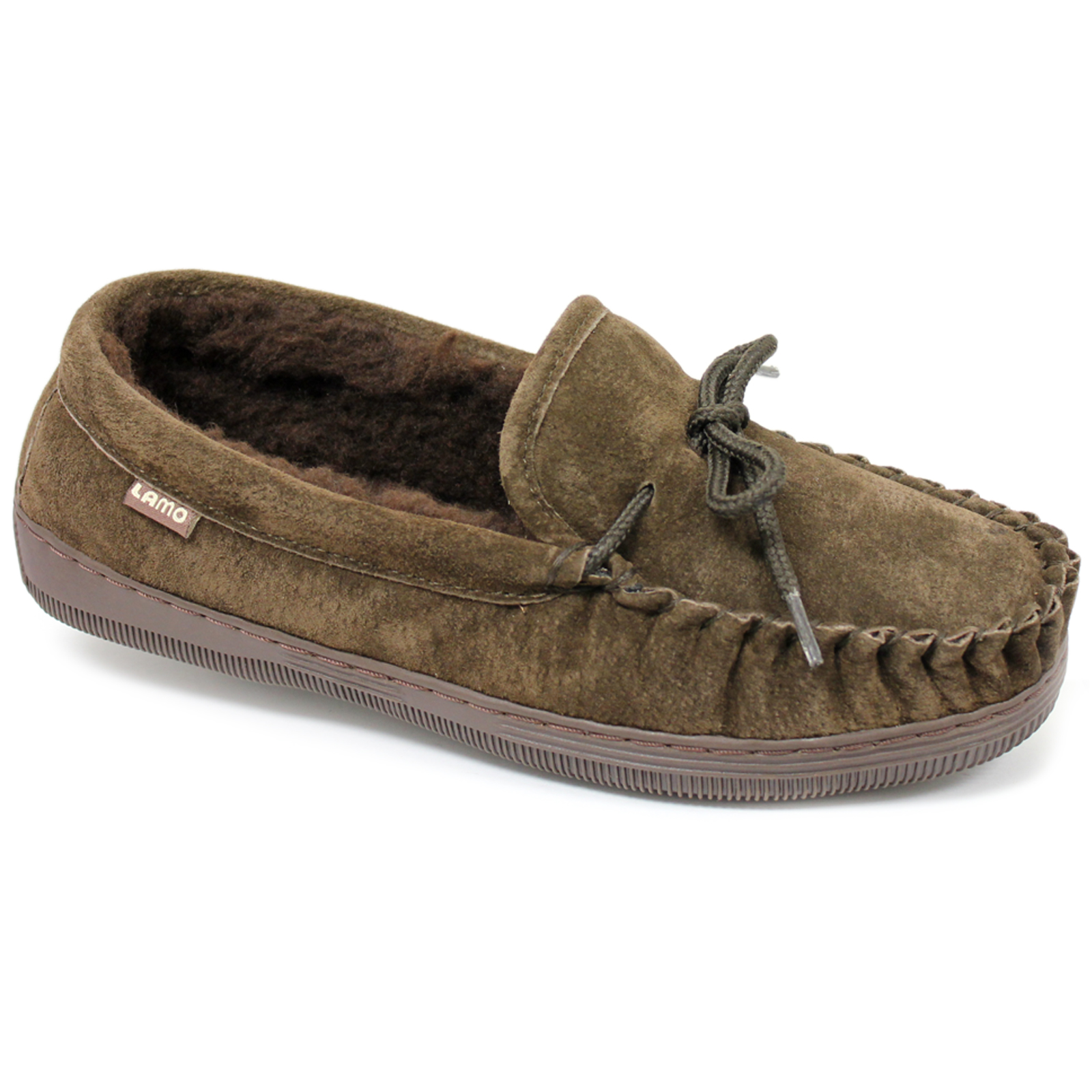 LAMO Lady's Faux Shearling Comfy Moccasin