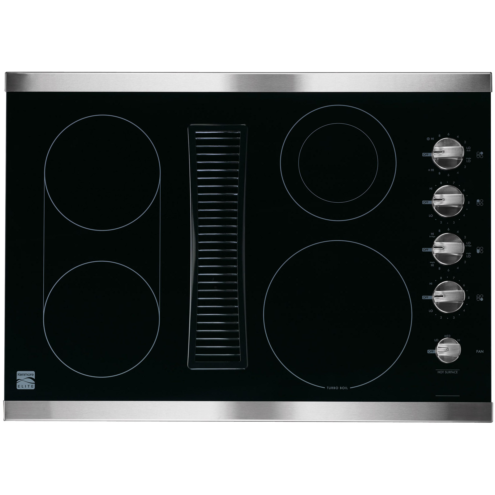 Kenmore Elite 44113 30" Downdraft Electric Cooktop Sears Outlet
