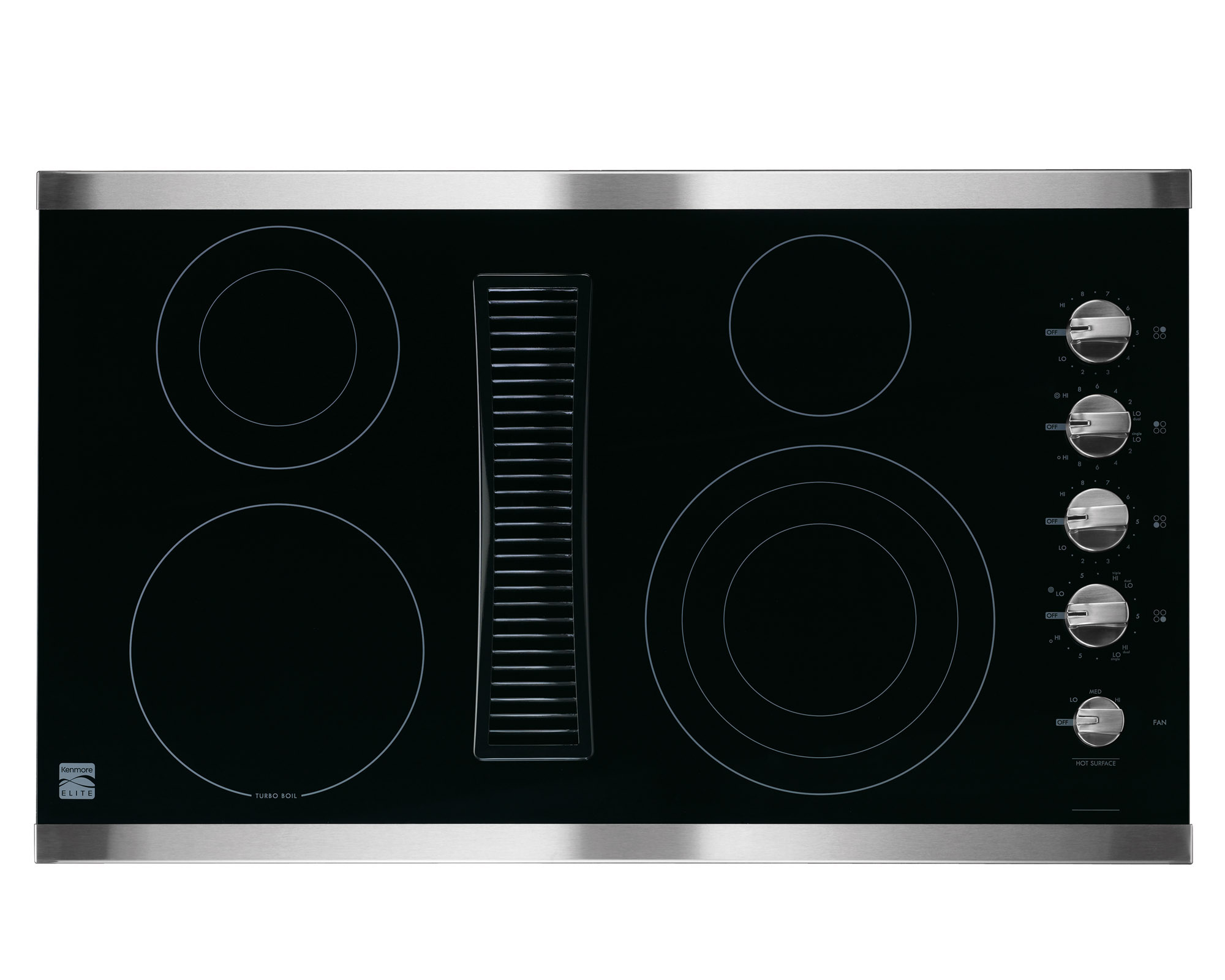 Downdraft Electric Cooktop 36 Inch