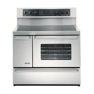 5.4 cu. ft. Double-Oven Electric Range - Stainless Steel