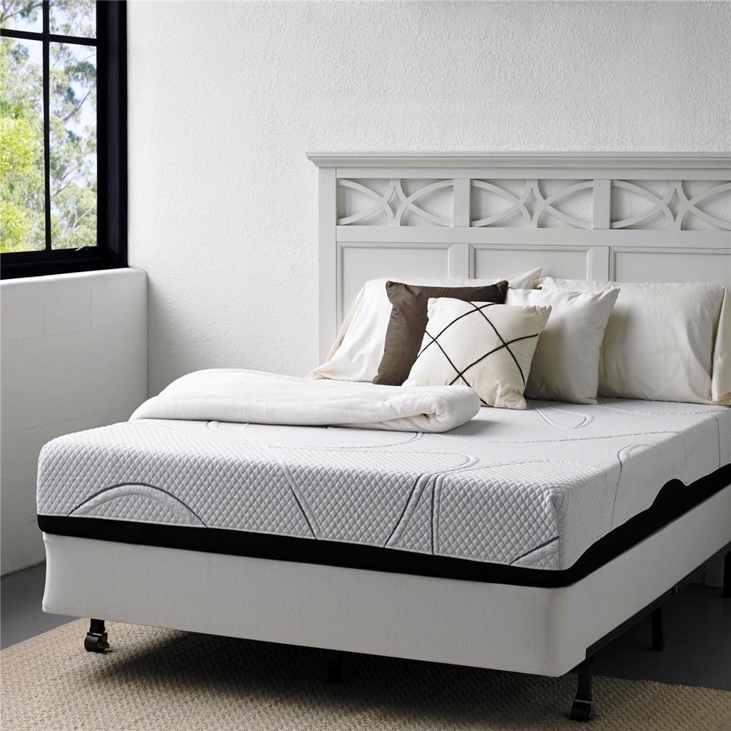 Night Therapy 10" Gel Infused Memory Foam Prestige Mattress & BiFold
