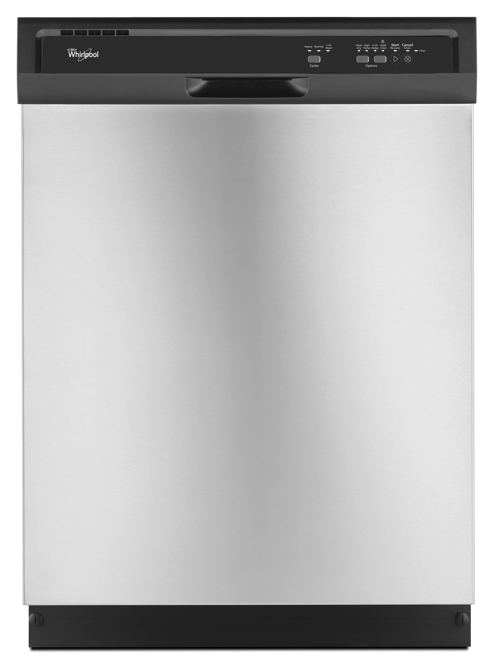 Whirlpool Dishwasher w\/ AccuSense Soil Sensor - Stainless Steel - WDF320PADD