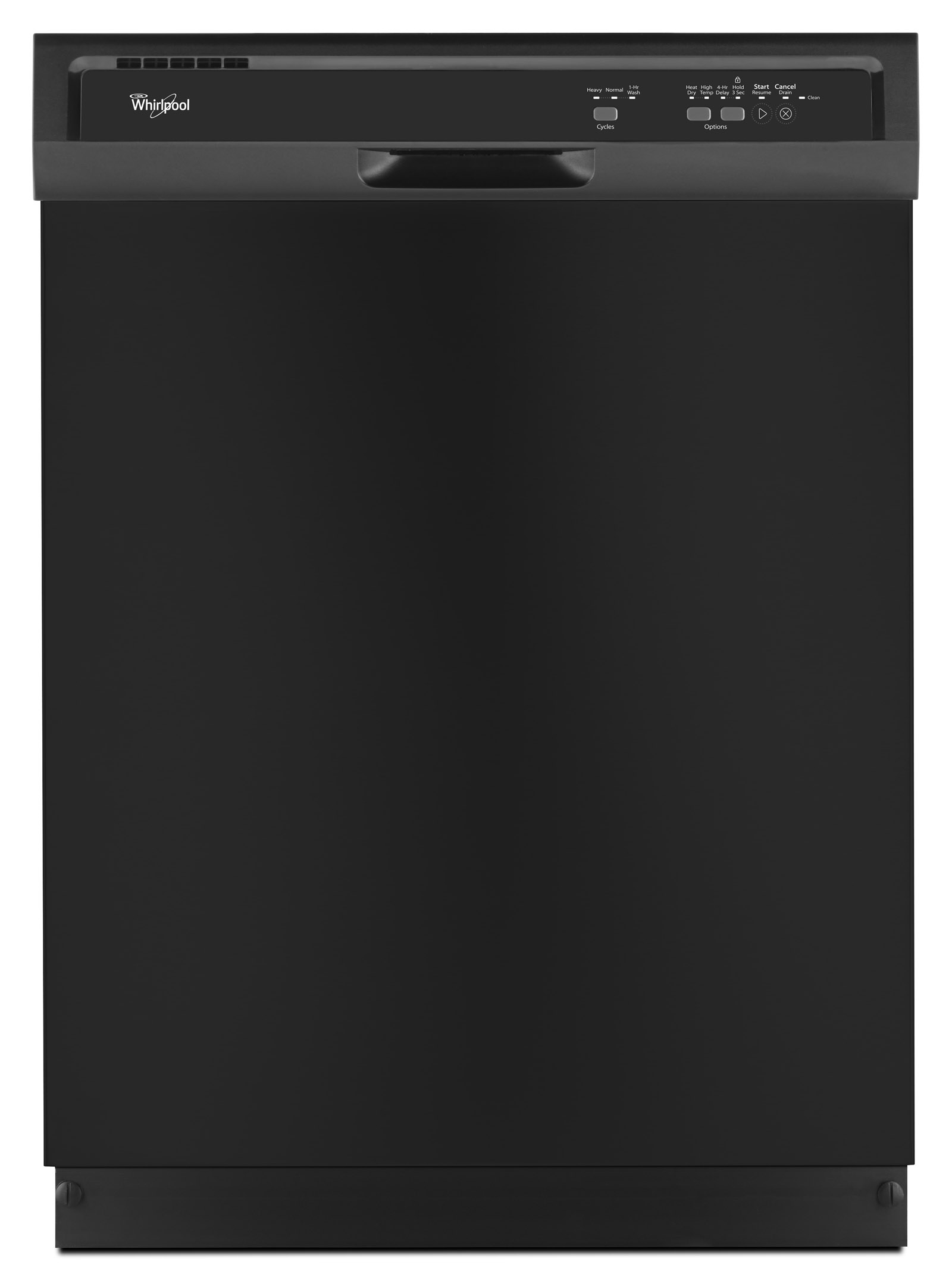 Whirlpool Dishwasher w\/ AccuSense Soil Sensor - Black - WDF320PADB