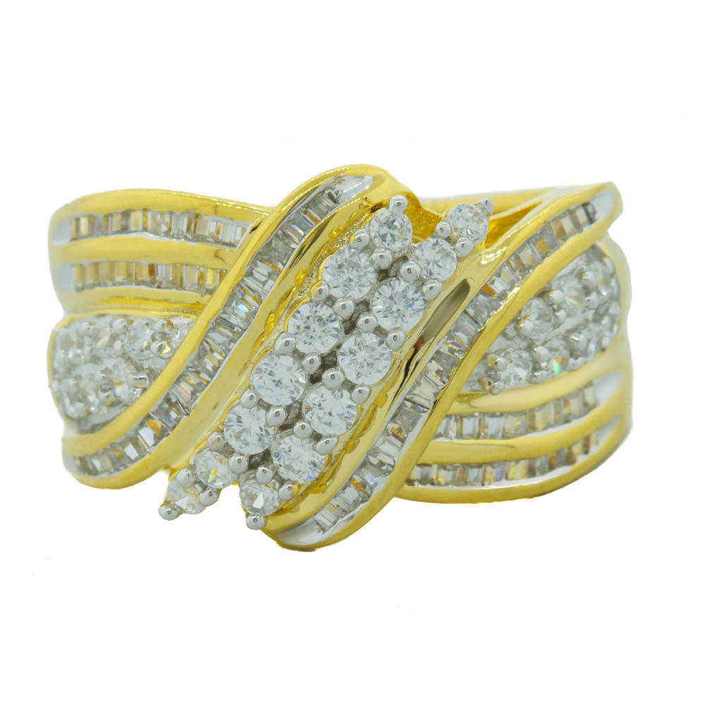 Sterling Silver/ 14k Gold Vermeil Fashion Ring