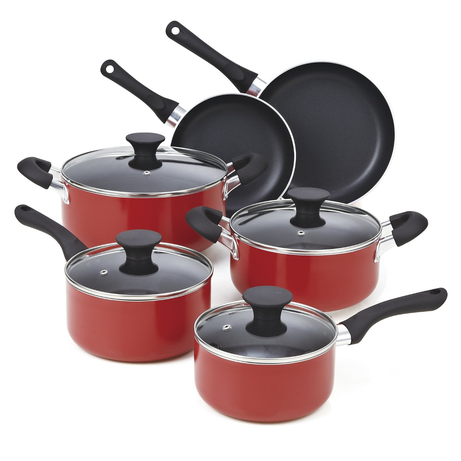 Cook N Home 10-Piece Nonstick Cookware Set  Shop Your Way: Online Shopping & Earn Points on 