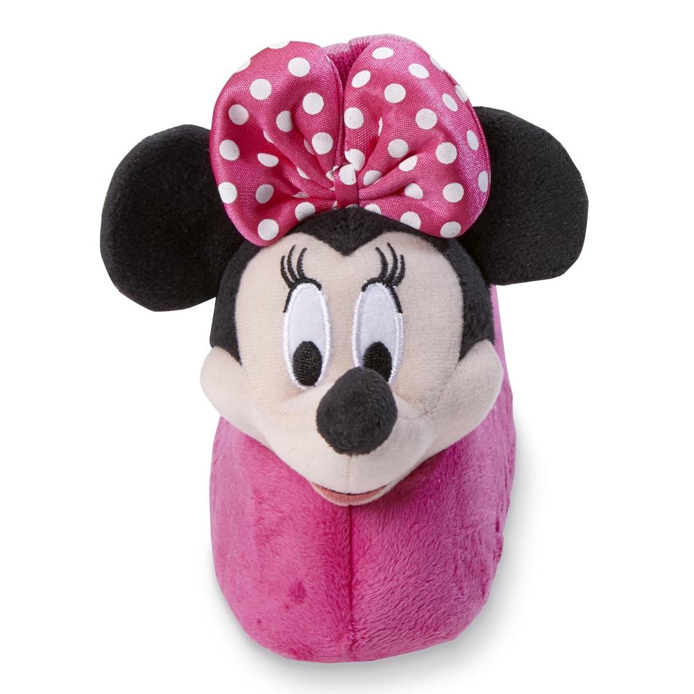 Disney Toddler Girl's Minnie Mouse Pink Plush Slipper