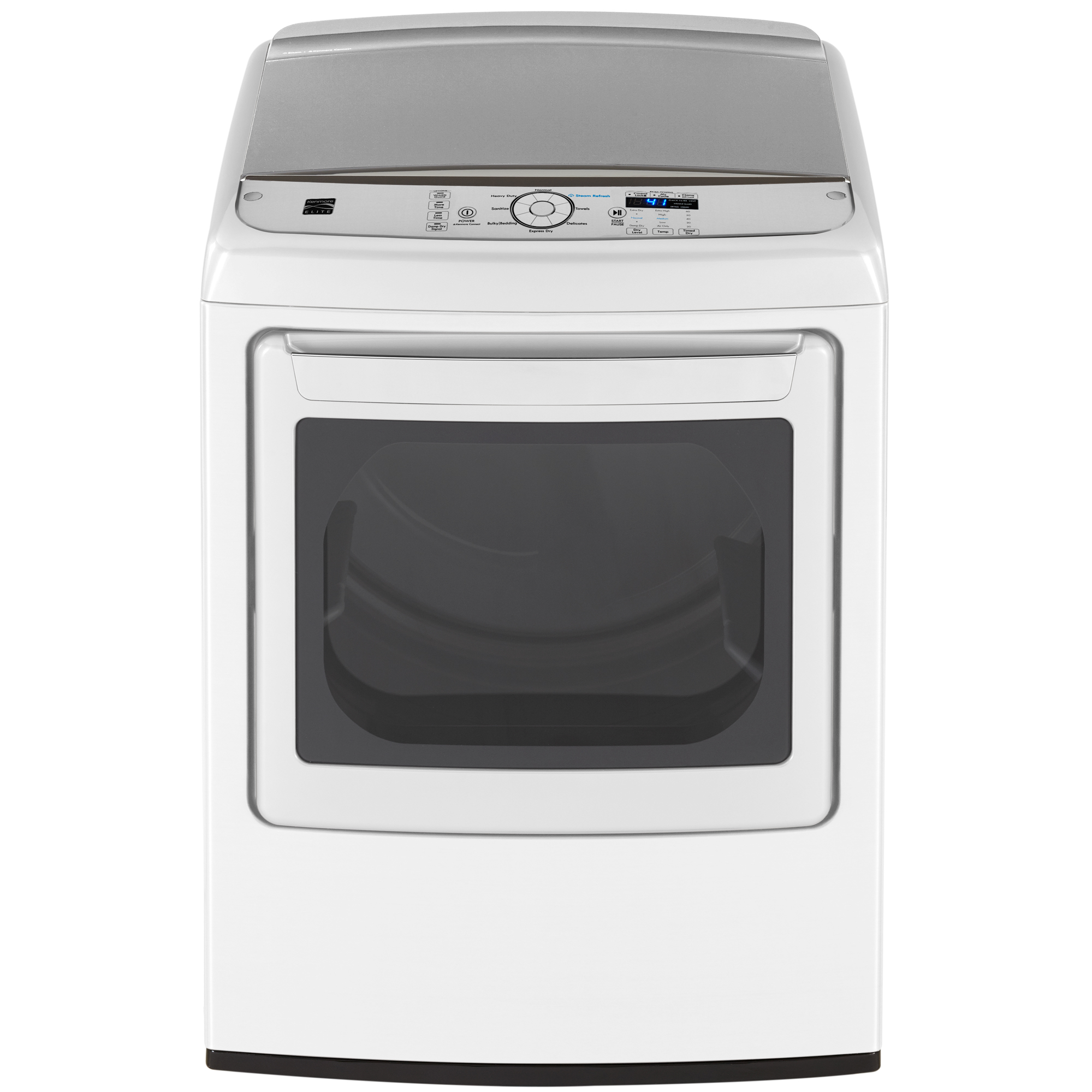 Kenmore Elite 7.3 cu. ft. Electric Dryer w/ Steam White Shop Your